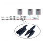 Juego Conector MC4 doble panel solar