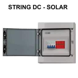 Caja de protecciónes solar DC 500V 10A 2P string box PV