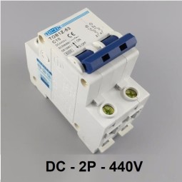 Magnetotérmico DC 10A 2P 440V CC MCB
