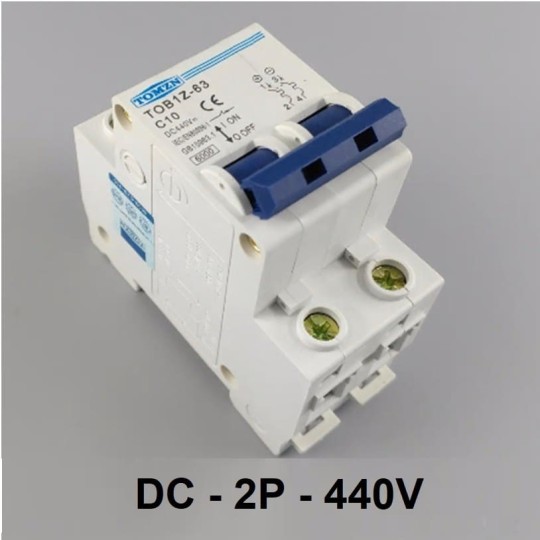 Magnetotérmico DC 10A 2P 440V CC MCB