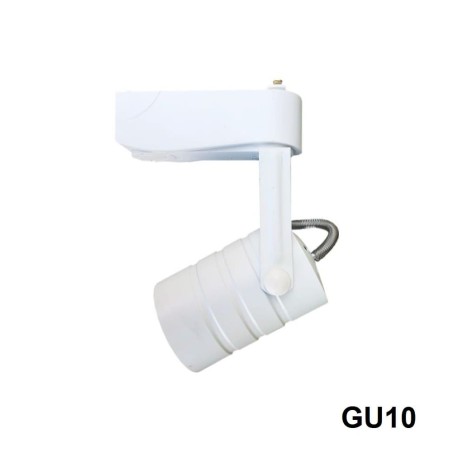Foco de carril con portalámparas GU10