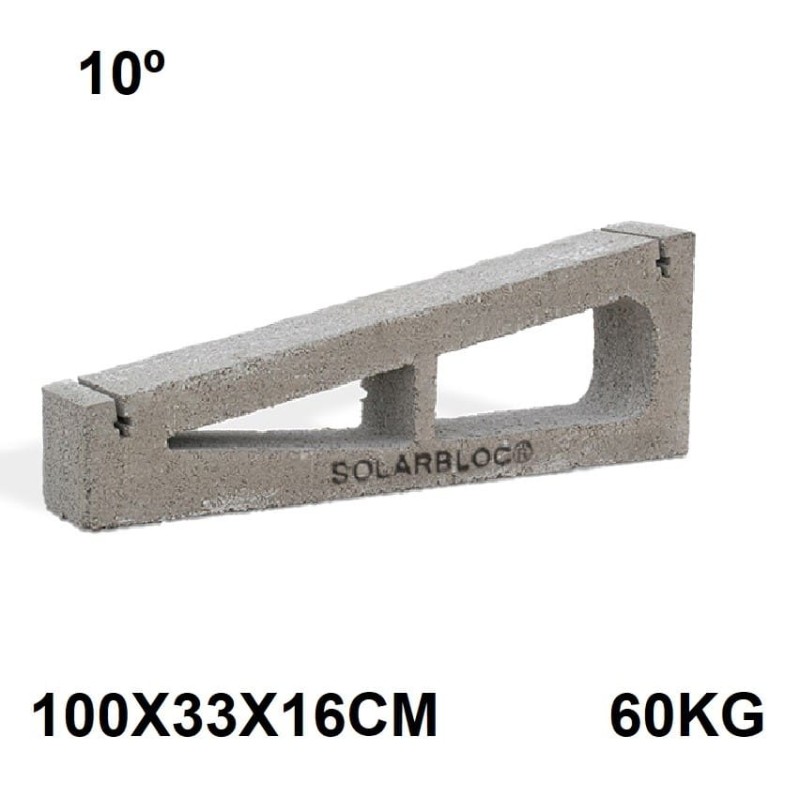 Soportes Placas Solares de Hormigon Solarbloc