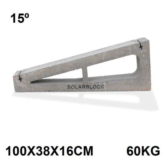 Soportes Placas Solares de Hormigon Solarbloc