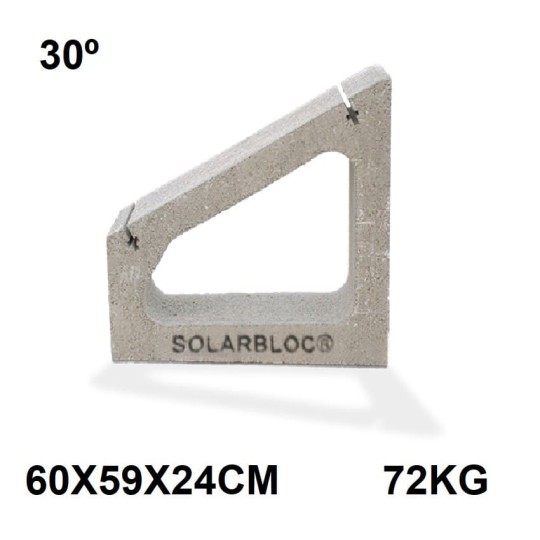 Soportes Placas Solares de Hormigon Solarbloc