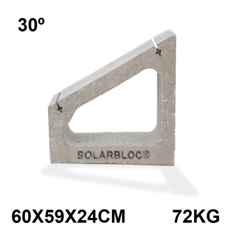 Soportes Placas Solares de Hormigon Solarbloc