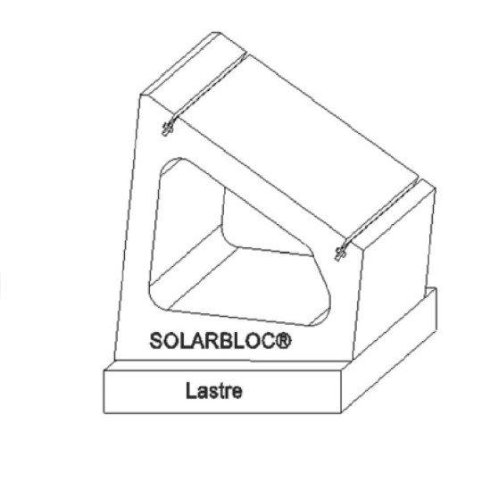 Soportes Placas Solares de Hormigon Solarbloc