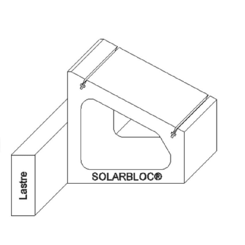 Soportes Placas Solares de Hormigon Solarbloc