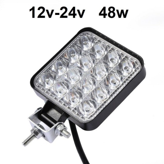 Foco proyector led 12v-24v 48w mini