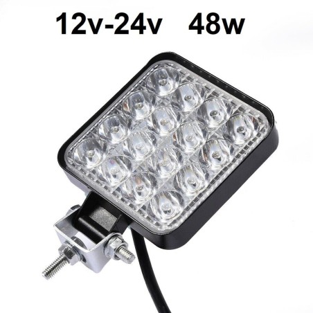 Foco proyector led 12v-24v 48w mini
