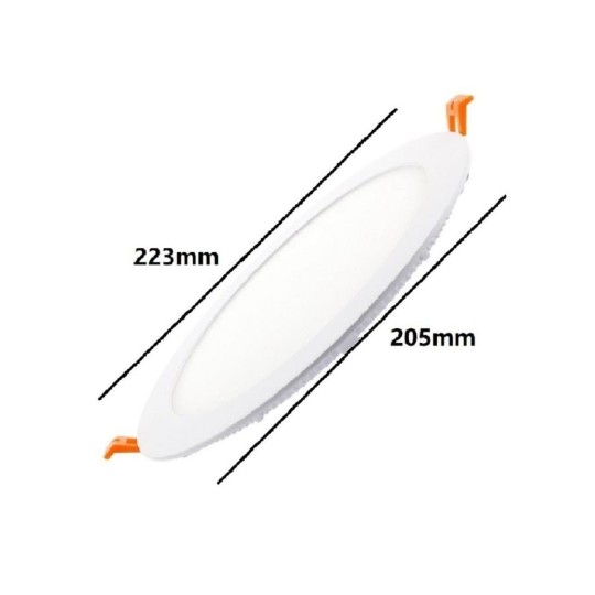 20x Downlight led 20w, panel led circular