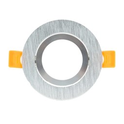 Aplique led techo redondo aro aluminio