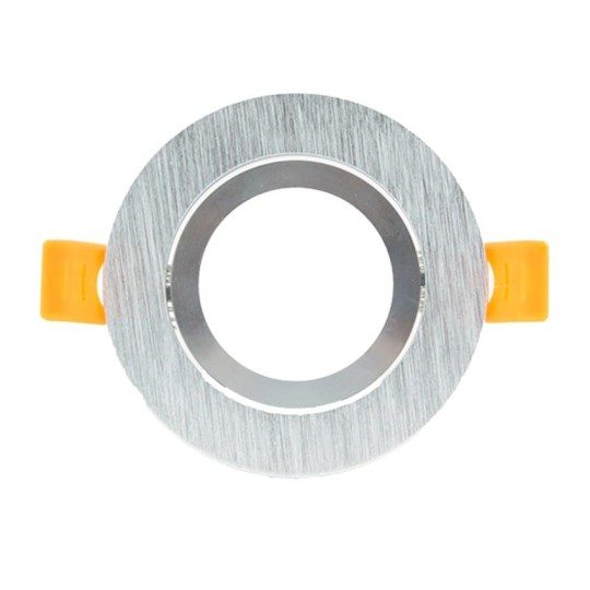 Aplique led techo redondo aro aluminio