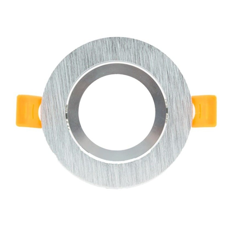 Aplique led techo redondo aro aluminio