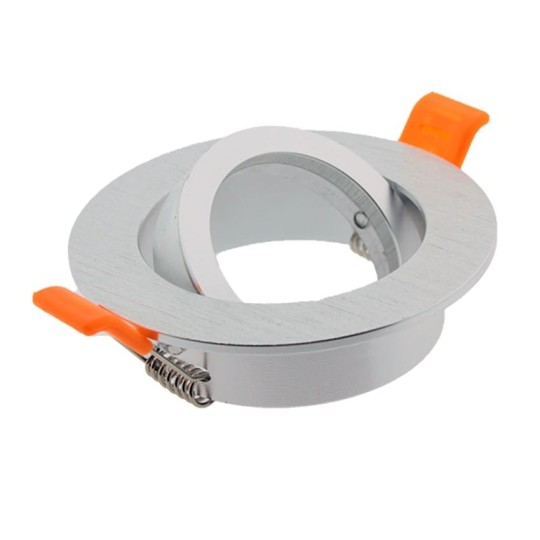 Aplique led techo redondo aro aluminio