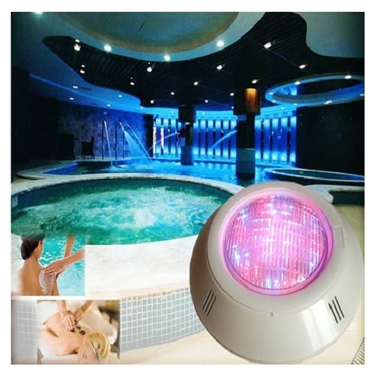 Foco led piscina superficie RGB 18w on off