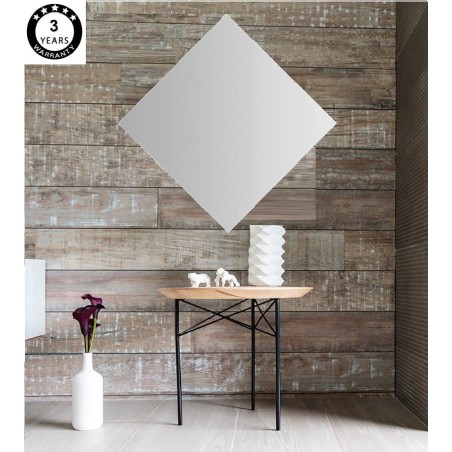 Espejo con luz baño rombo retroiluminado