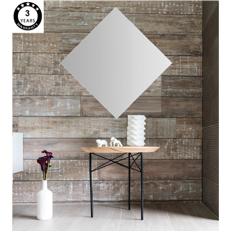 Espejo con luz baño rombo retroiluminado