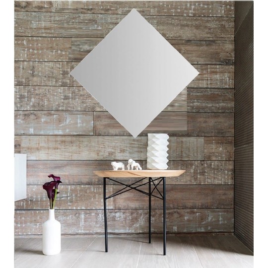 Espejo con luz baño rombo retroiluminado