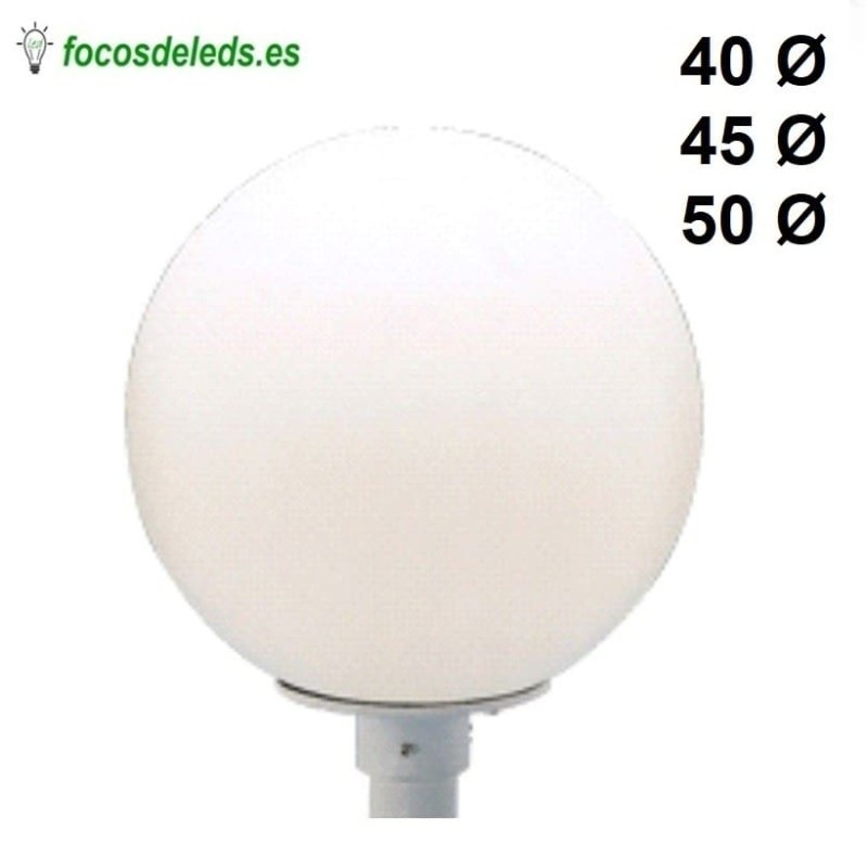 Globos de plástico para farolas policarbonato