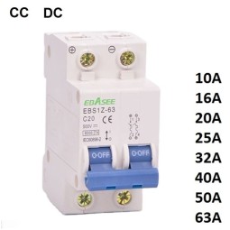 Magnetotérmico DC corriente continua 500V CC