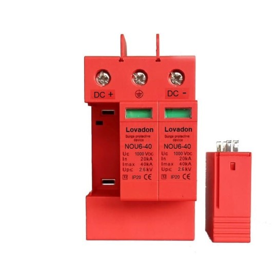 Protector Sobretensiones Transitorias CC 1000V SPD DC 3P