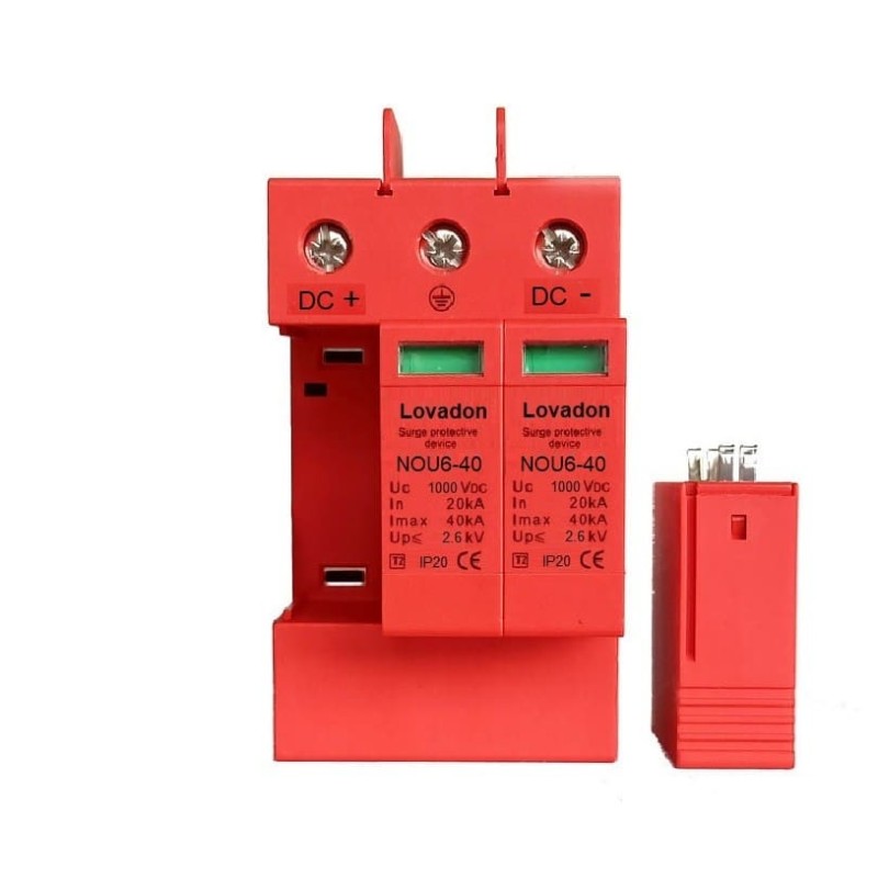 Protector Sobretensiones Transitorias CC 1000V SPD DC 3P