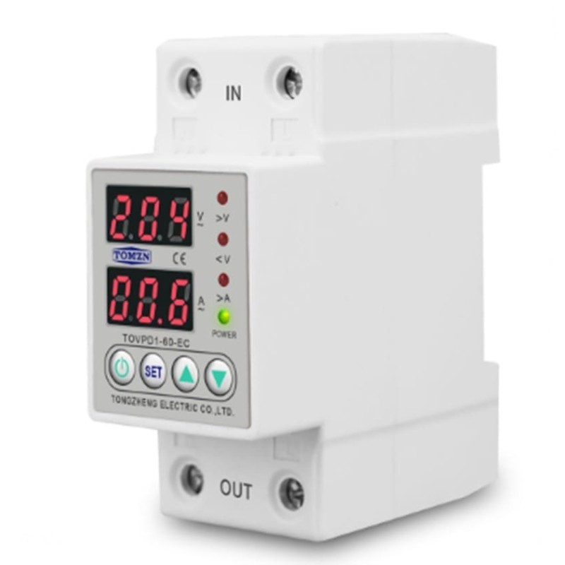 Protector Sobretensiones Permanente rearmable 2 digital