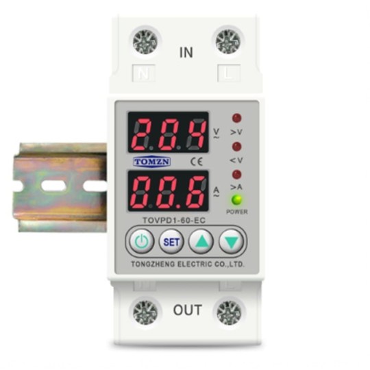 Protector Sobretensiones Permanente rearmable 2 digital