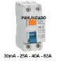Diferencial  SUPERINMUNIZADO 2P 300mA 25A - 63A
