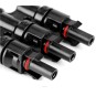 Juego Conector MC4 triple placa solar