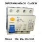 Diferencial Trifásico Clase B 300mA 4P superinmunizado
