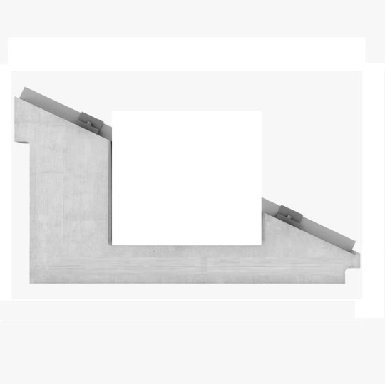 Estructura paneles solares Ennovbloc 30º, soporte de hormigón