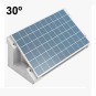 Estructura paneles solares Ennovbloc 30º, soporte de hormigón