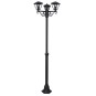 Farola exterior jardín columna Dorne, 203cm