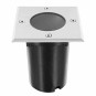 Foco empotrable suelo exterior GU10 IP67 cuadrado
