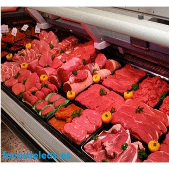 Tubo led 90cm luz rosa carnicería 1 o 2 lados