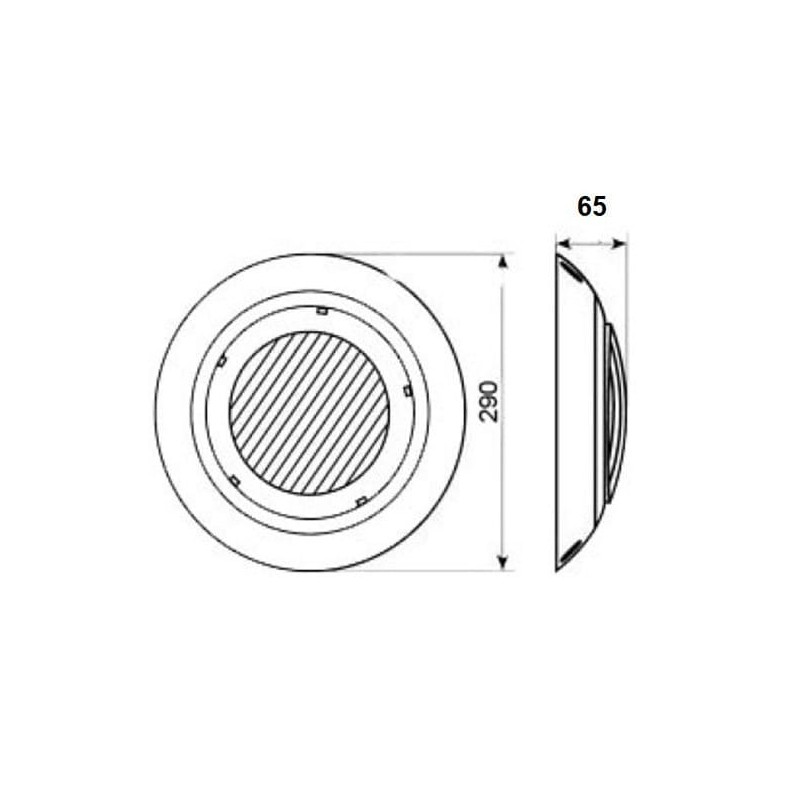 Foco led piscina superficie RGB 45W Memoria