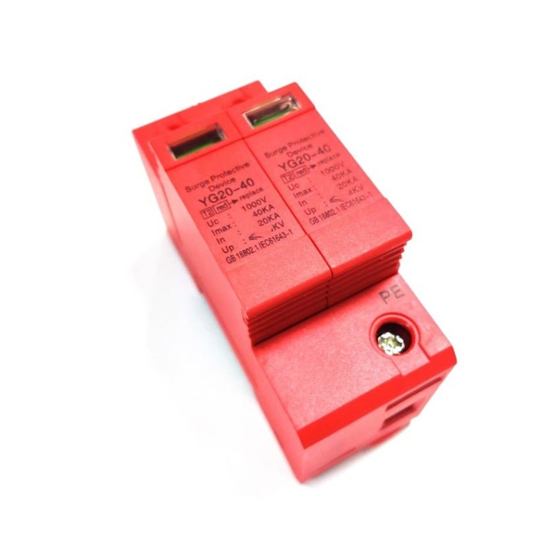 Protector Sobretensiones Transitorias DC 1000V 2P SPD CC