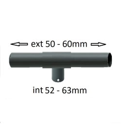 Soporte báculo farola Cruceta 90 - 2 brazos