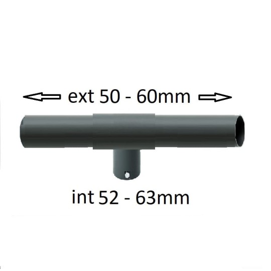 Soporte báculo farola Cruceta 90 - 2 brazos