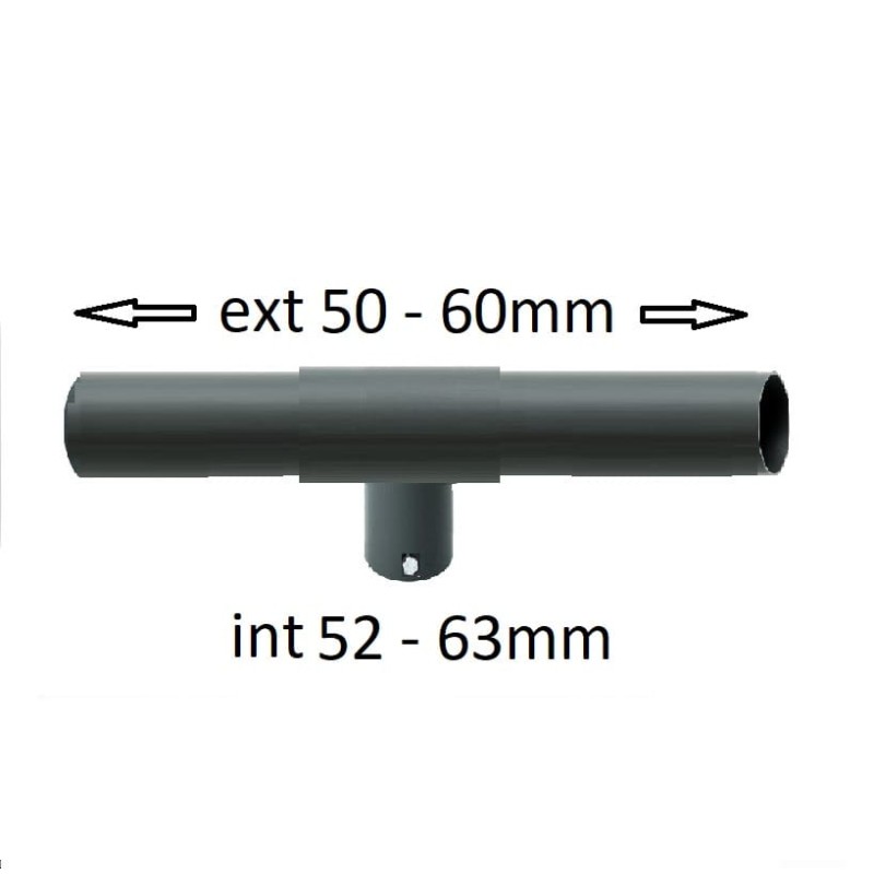Soporte báculo farola Cruceta 90 - 2 brazos