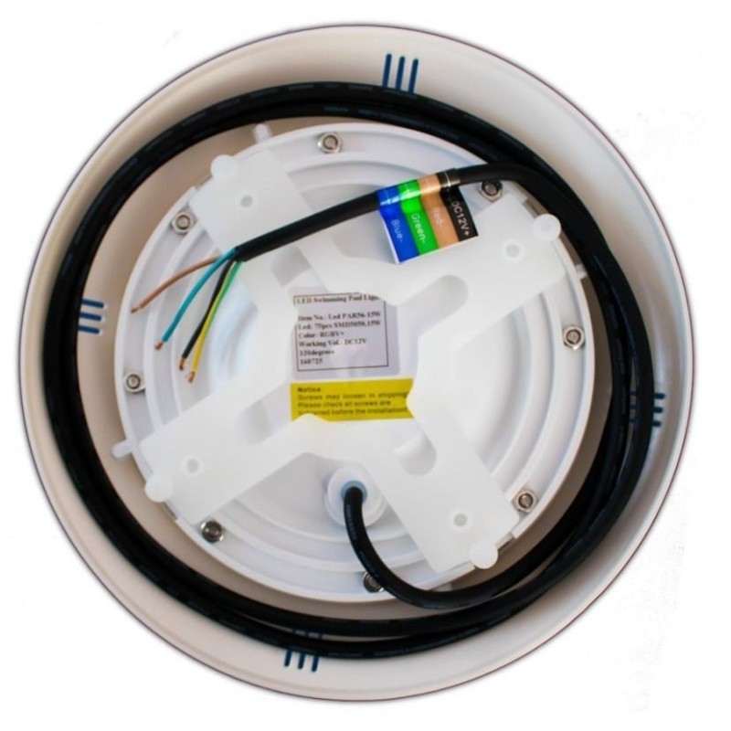 Foco led piscina superficie RGB 45W DMX 4 hilos