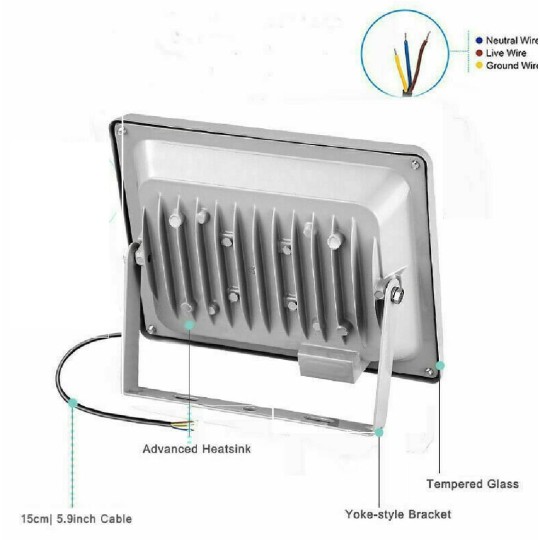 Proyector Led 20W 12V 24V 3000K