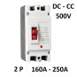 Magnetotérmico Caja Moldeada CC 2P 160A