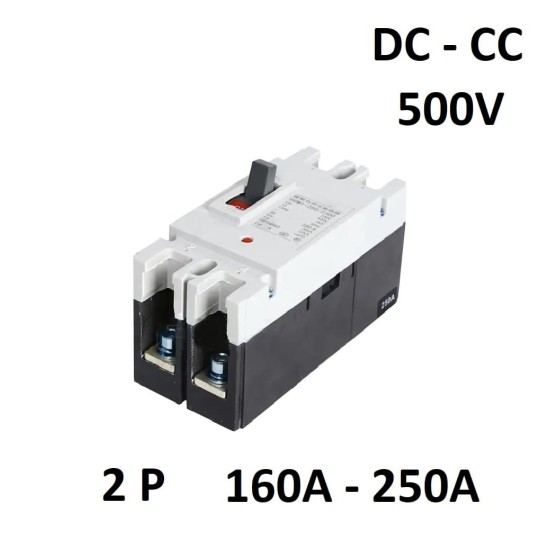 Magnetotérmico Caja Moldeada CC 2P 160A
