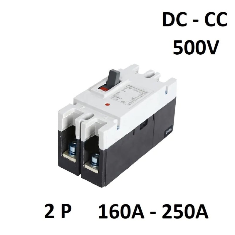 Magnetotérmico Caja Moldeada CC 2P 160A
