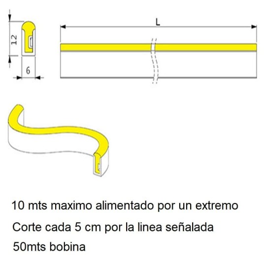 Led Neón Flexible RGB 24V IP68