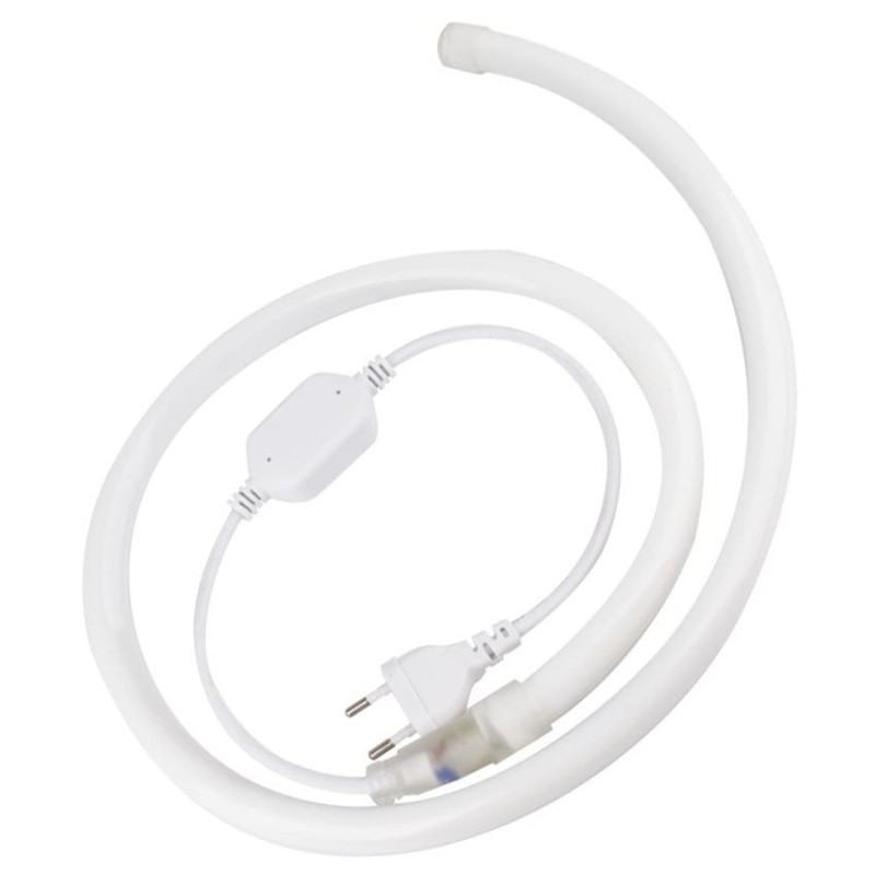 Tapón Final Neón LED Redondo Circular