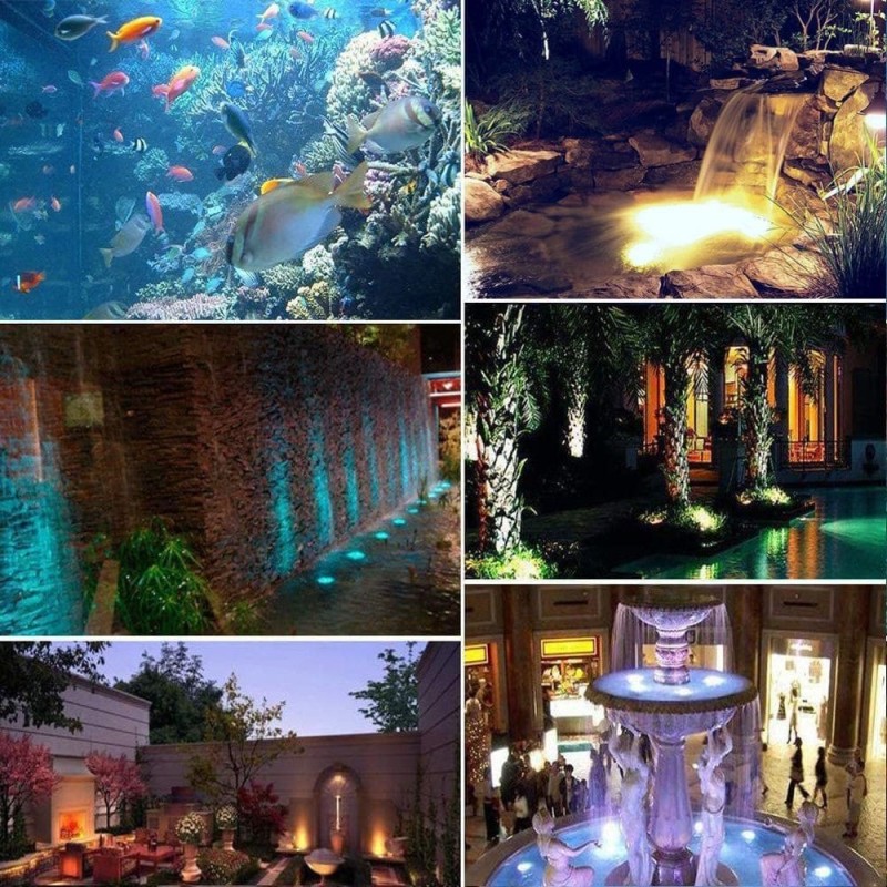 Foco led piscina superficie 36W 4000K INOX 316