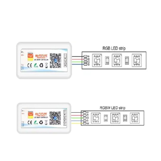 Controlador LED WIFI RGB ALEXA 12V-24V